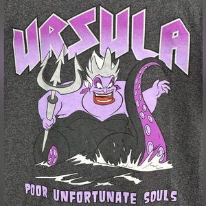 Disney Ursula Little‎ Mermaid T Shirt Sz medium